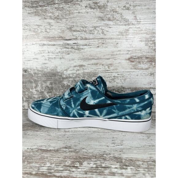Mens Nike SB Zoom Stefan Janoski AC Tie-Dye Teal Blue Skate Shoes Sz 9 Athletic - Picture 3 of 11
